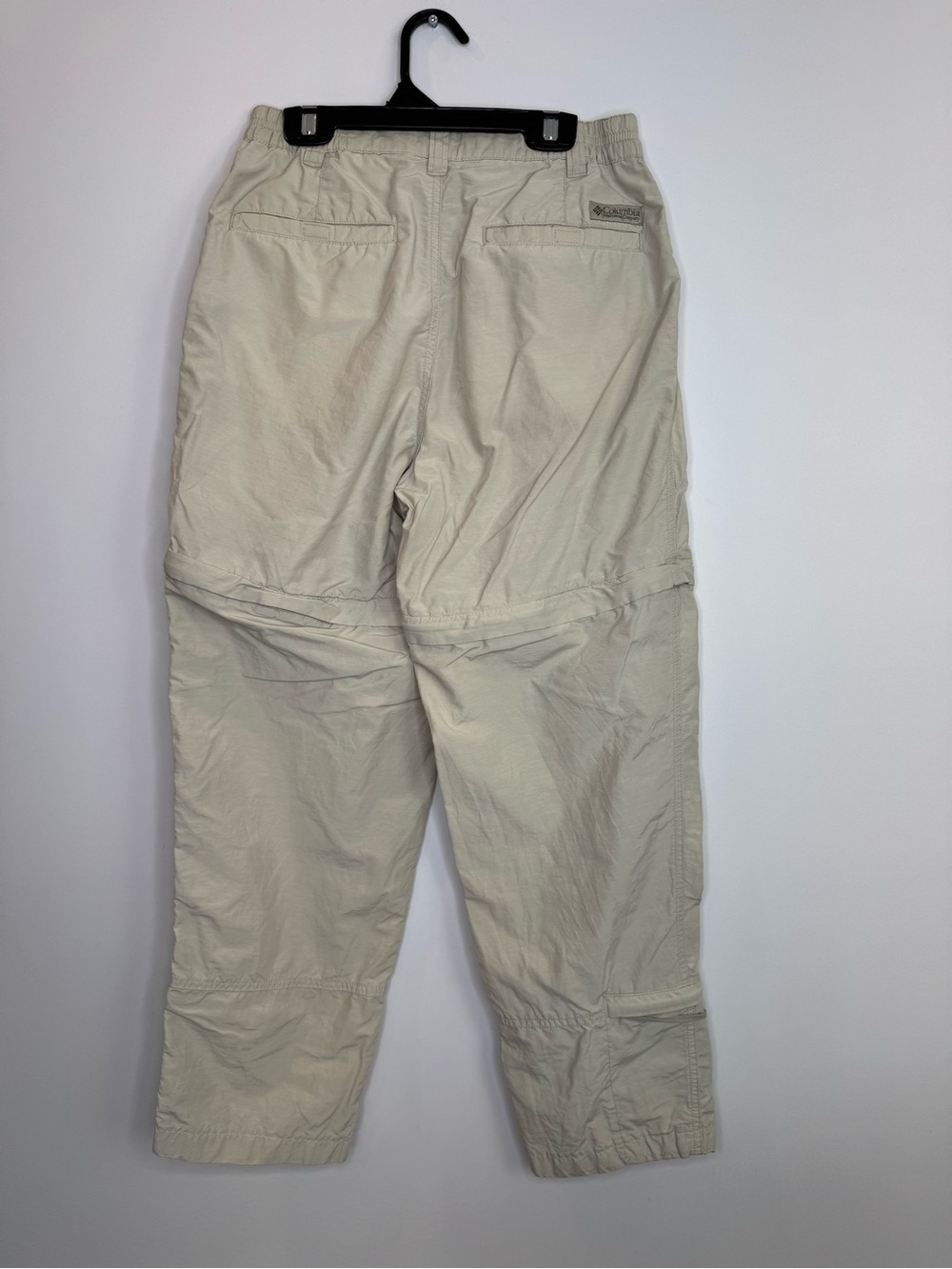 Vintage Columbia Convertible Cargo Pants in Light Beige gorpcore outdoor sporty - Picture 9 of 13